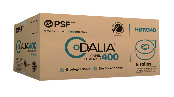 LIMP-HDA400J6 HIGIENICO DALIA JUMBO 400 MTS