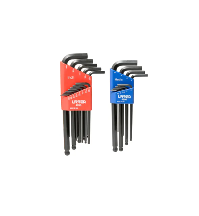 49822-JUEGO DE LLAVES HEXAGONALES TIPO "L" PUNTA DE BOLA, COMBINADAS, 22 PIEZAS EN BLÍSTER