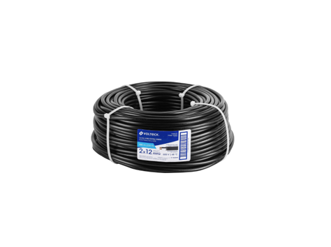 40003-CABLE USO EXTRA RUDO 2 X 12 AWG EN ROLLO DE 100 M
