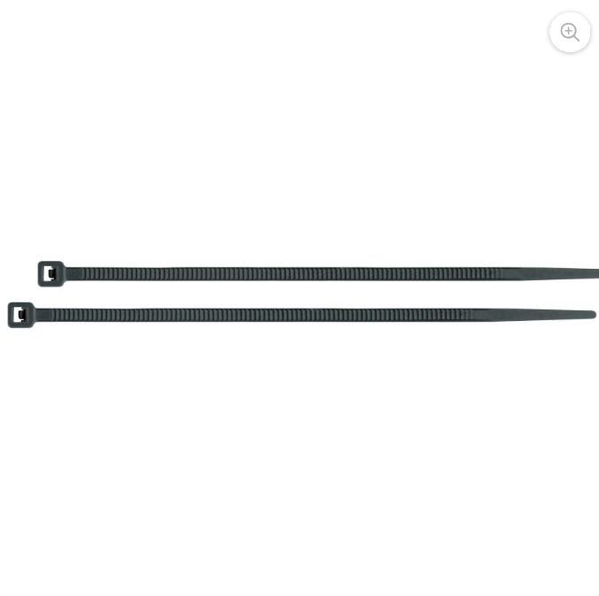 44328-CINCHOS PLÁSTICOS 50 LB 300 X 4.5 MM NEGROS