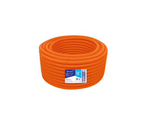 40134-POLIDUCTO 1/2" CORRUGADO FLEXIBLE SIN GUÍA ROLLO DE 50 M