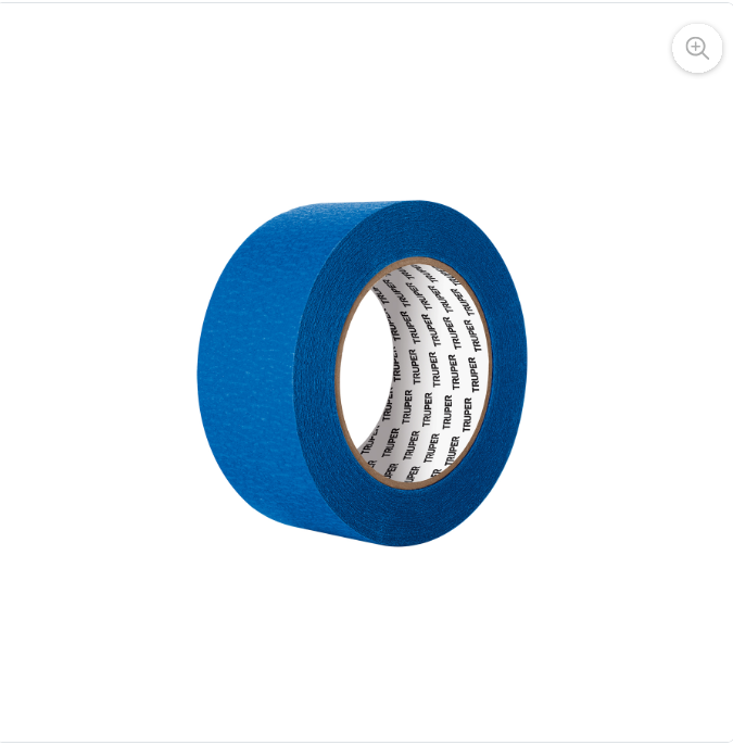 12624-CINTA MASKING TAPE AZUL 2" X 50 M PARA PINTOR TRUPER