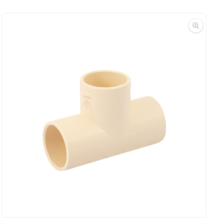 45070-TEE SENCILLA DE CPVC DE 3/4" FOSET